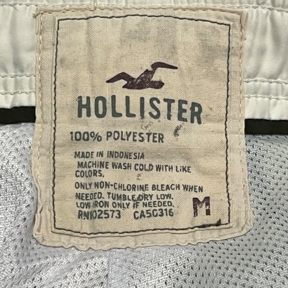 HOLLISTER Lined Swim Trunks M Cargo Pockets In Great Very Clean Condition - Picture 3 of 6